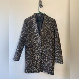 Papillon Animal Print Versatile Fall & Winter Jacket Sweater, Pockets